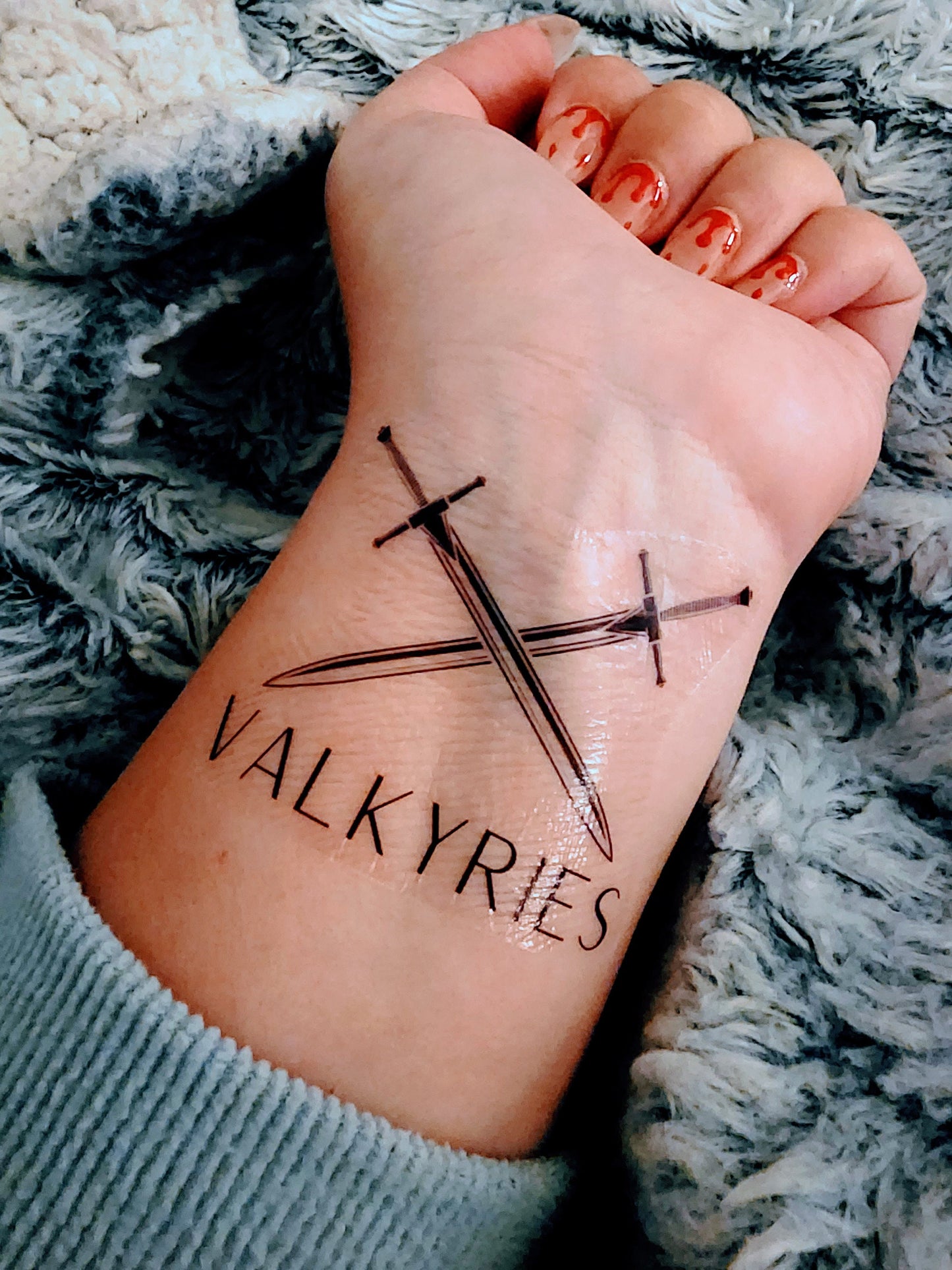 Bookish Vibes Type Temporary Tattoos, Gift for Book Lover, Bookish Gift, Flash, Party Supplies, Book Club gift, good girl, dark romance, smu
