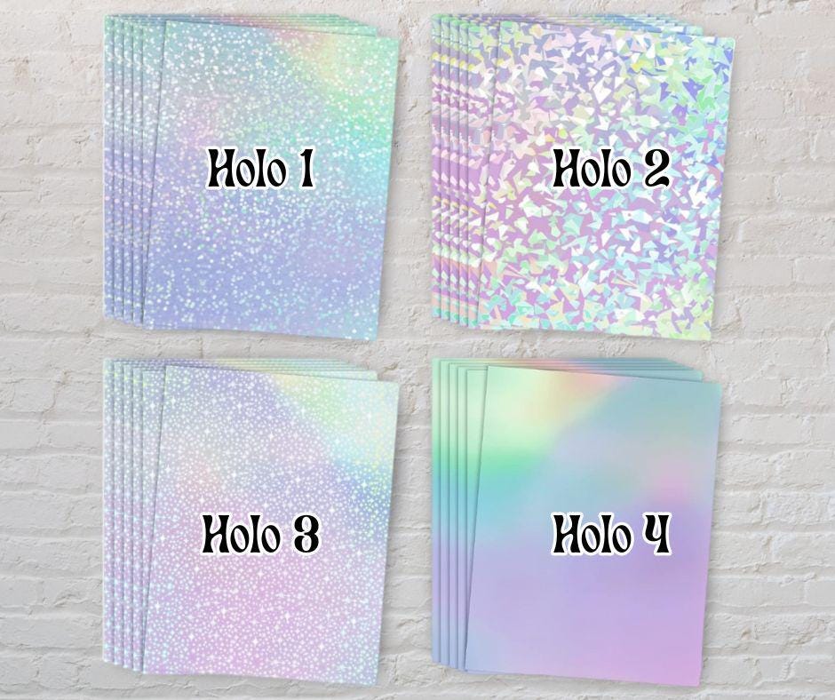 a set of four holo holo holo holo holo holo