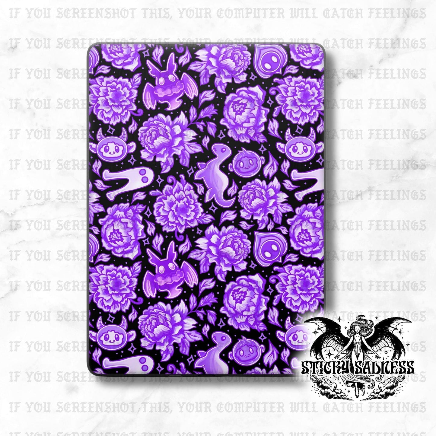 Dark Purple Cryptid Porcelain Alt