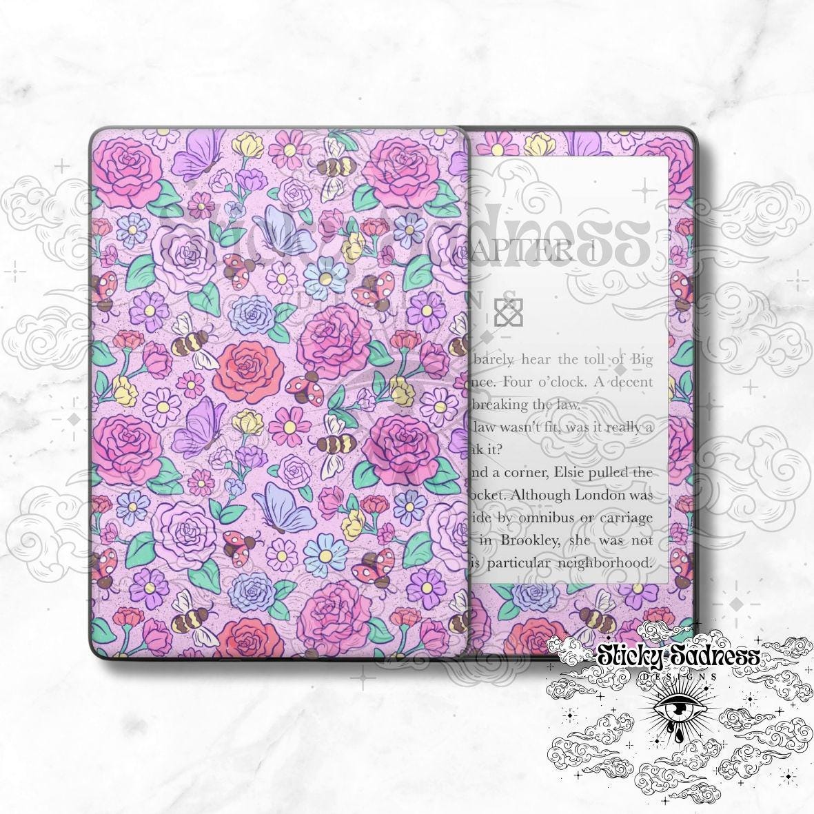 Buggy Floral Purple Cute