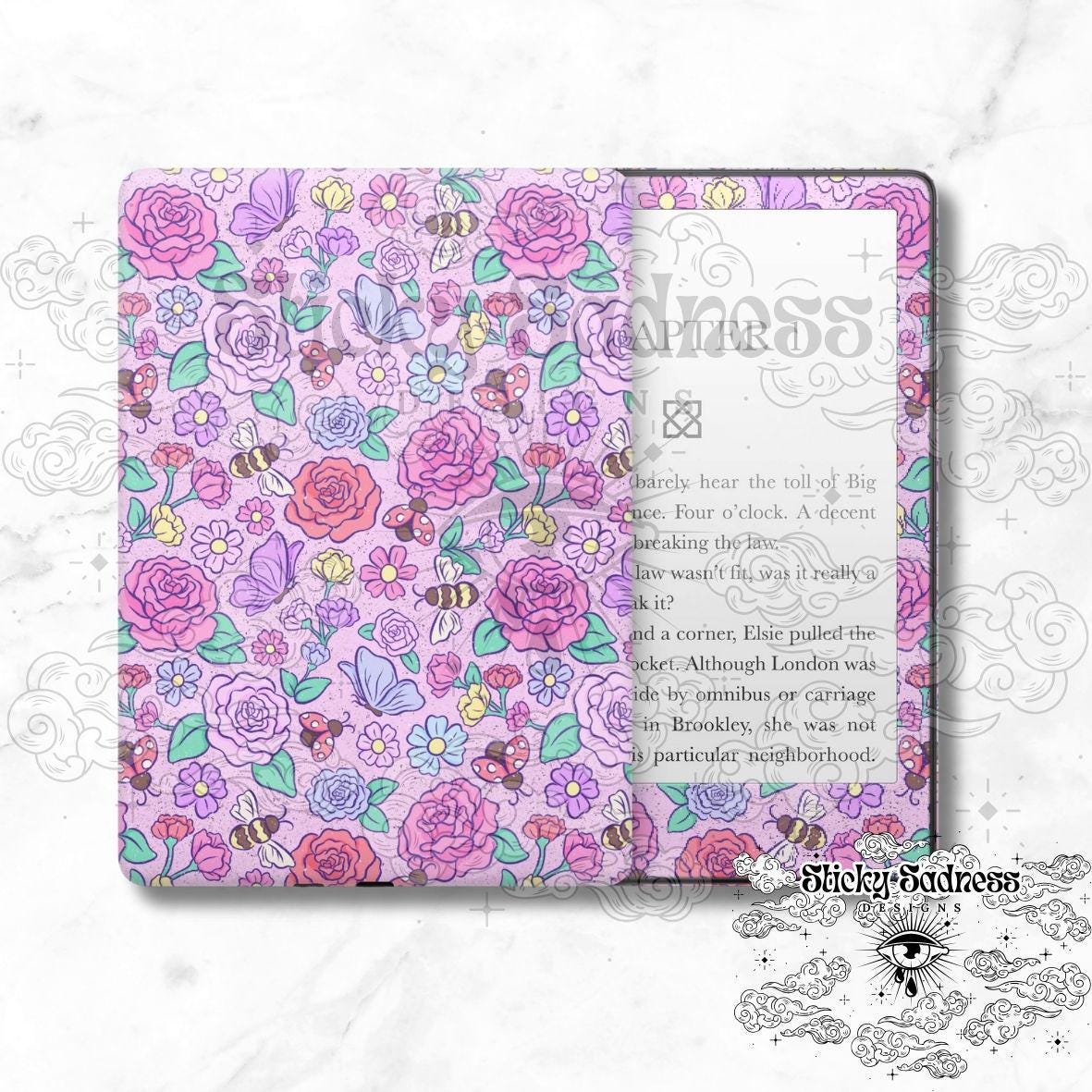 Buggy Floral Purple Cute