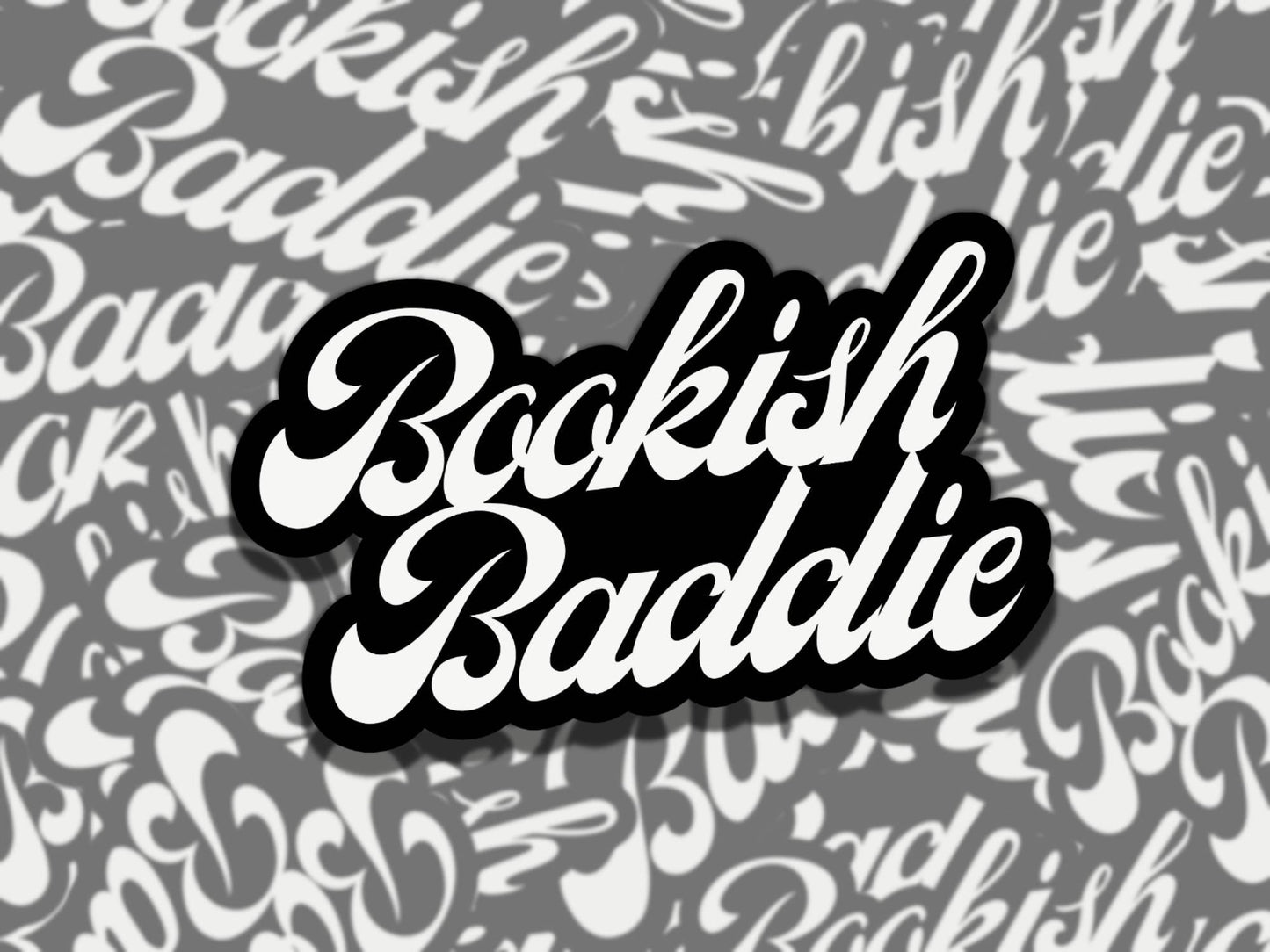 Bookish Baddie Sticker Set Multiple Colors, Reading Vinyl Sticker, Waterproof eReader, Kindle, Cute Funny Gift for Bookworm, Bookish Gift