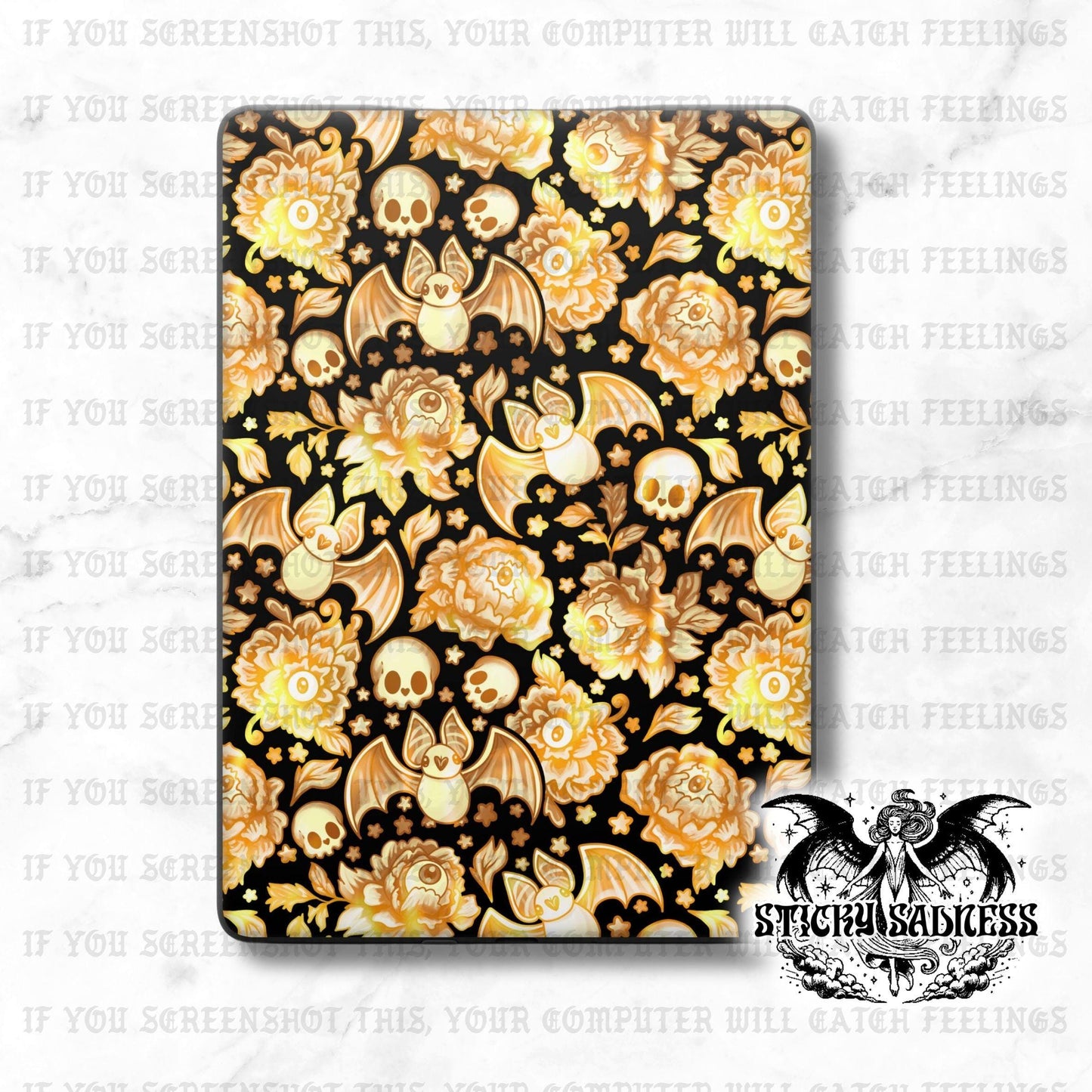 Dark Orange Spooky Porcelain Alt