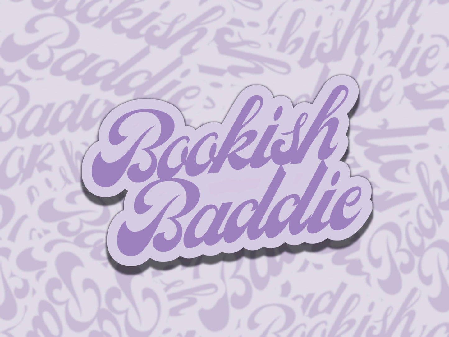 Bookish Baddie Sticker Set Multiple Colors, Reading Vinyl Sticker, Waterproof eReader, Kindle, Cute Funny Gift for Bookworm, Bookish Gift