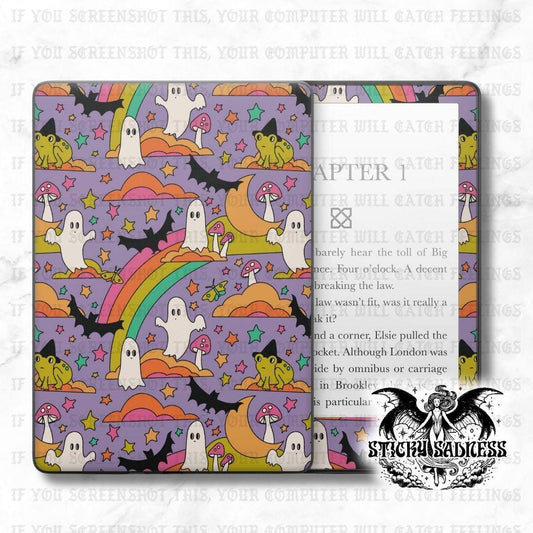 Purple Vintage Halloween Rainbow