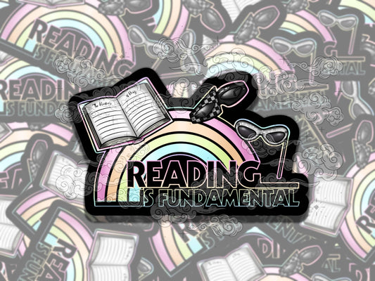 Bookish Drag Cute LGBTQIA+ Sticker, Reading Vinyl Sticker, Smutty Waterproof eReader, Kindle, Cute Funny Gift for Bookworm, Bookish Gift