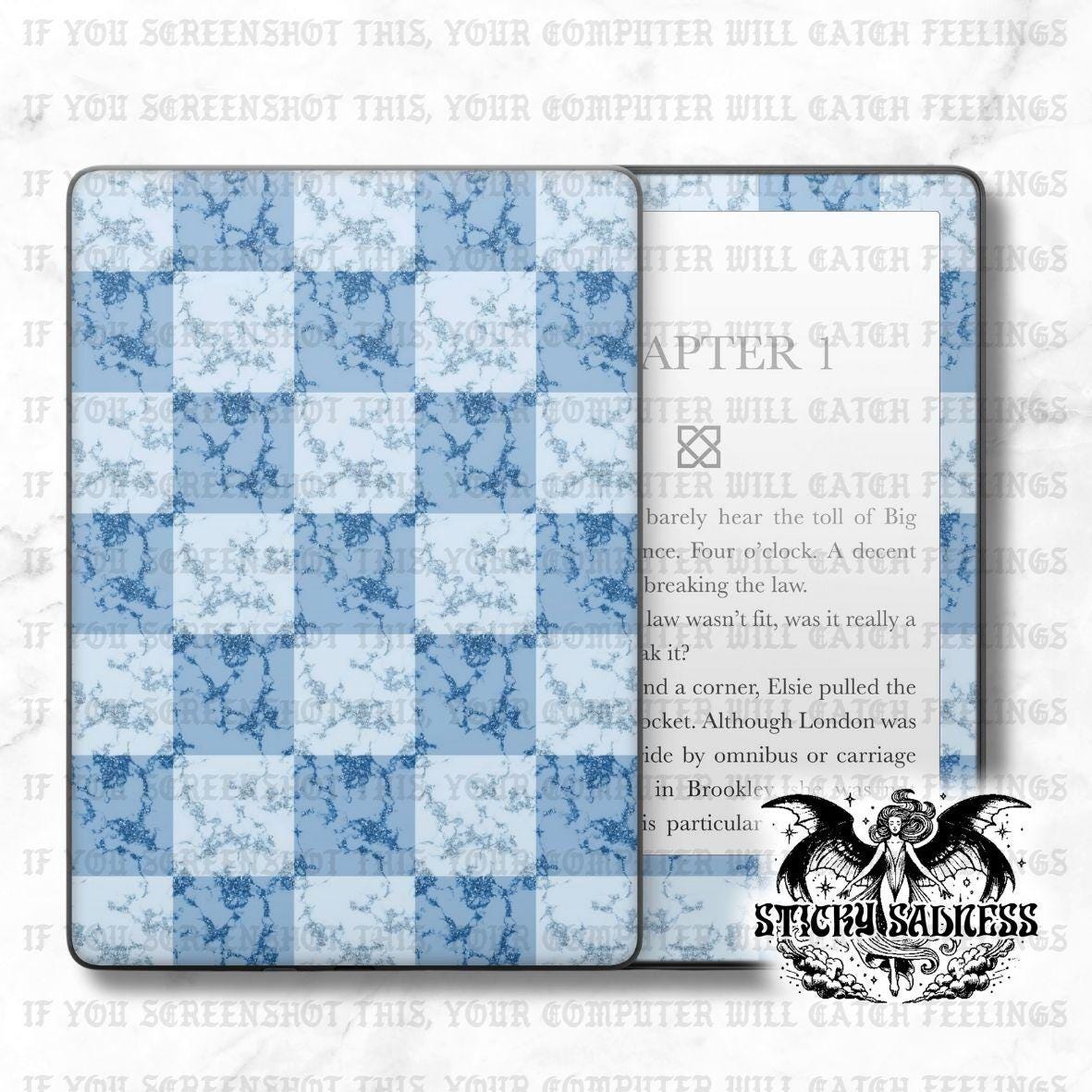 Blue Marble Checkered
