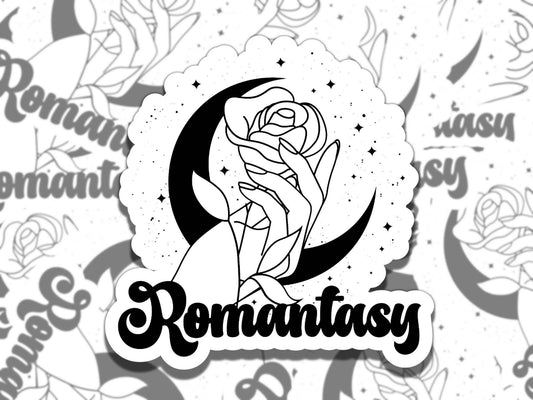 Romantasy Sticker Multiple Colors, Reading Vinyl Sticker, Smutty Waterproof eReader, Kindle, Cute Funny Gift for Bookworm, Bookish Gift