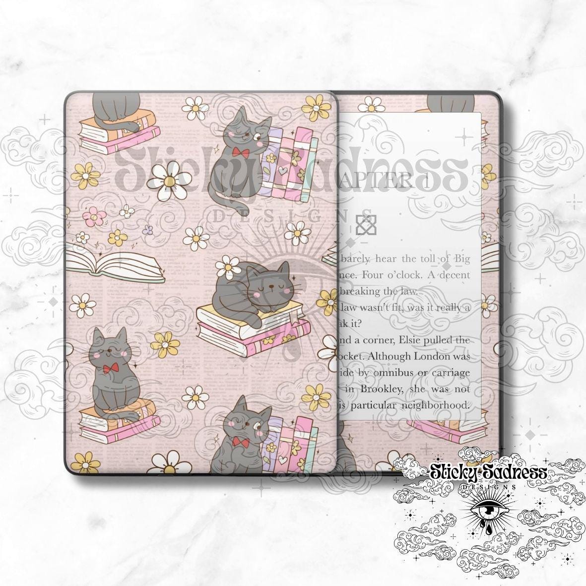 Cats on Books Aesthetic