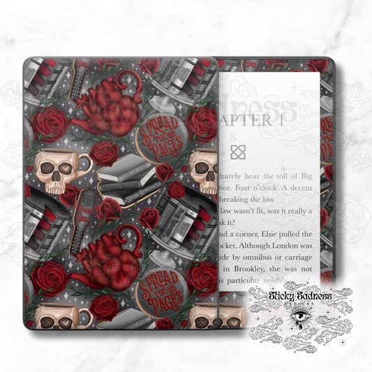 Grey Dark Romance Tea Party