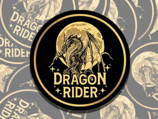 Dragon Rider Sticker, Dragon Sticker, Dragon Book Sticker, Gift for Booklover, Booktok Sticker, Smut Sticker, Laptop Sticker, Bookish Sticke