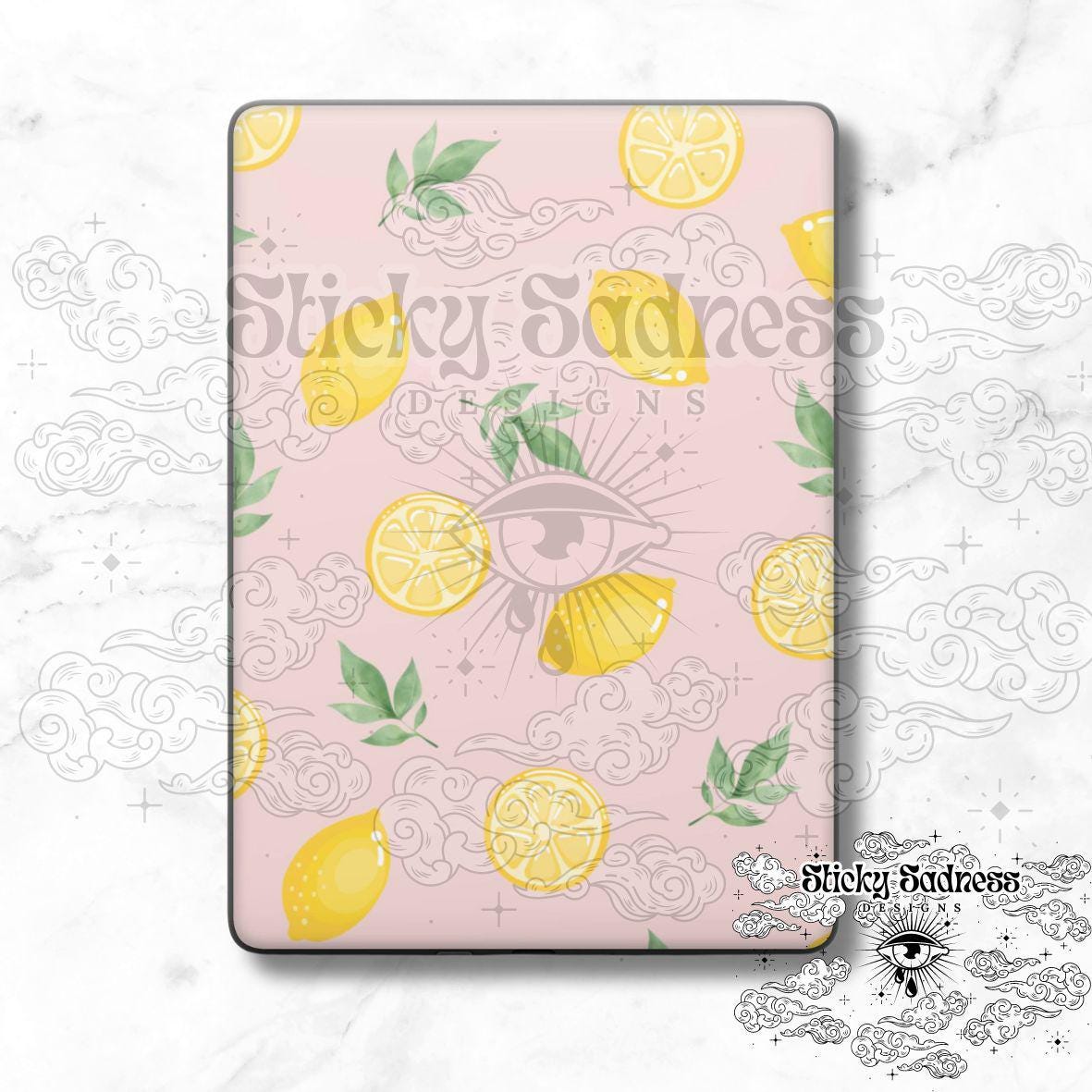 Sour Power Lemon eReader Tablet Insert