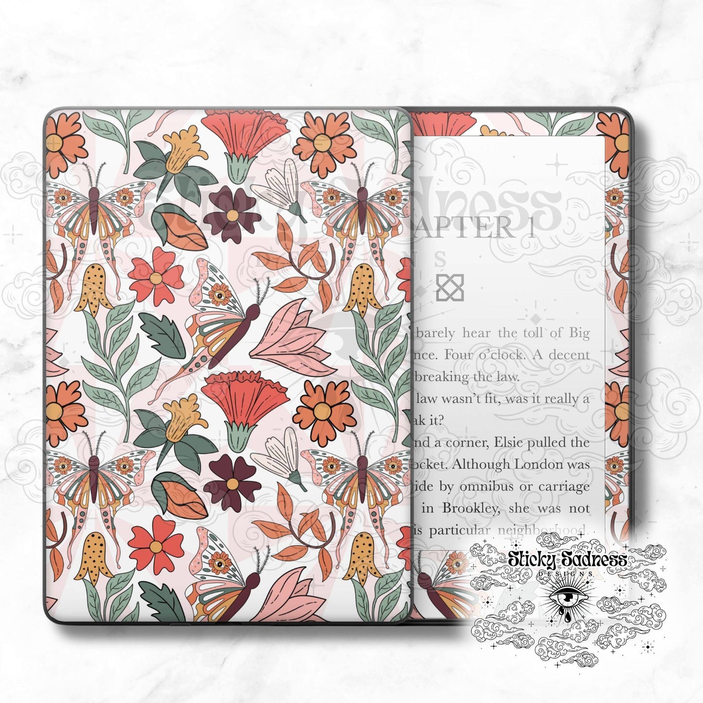 Boho Butterflies Cute Neutral