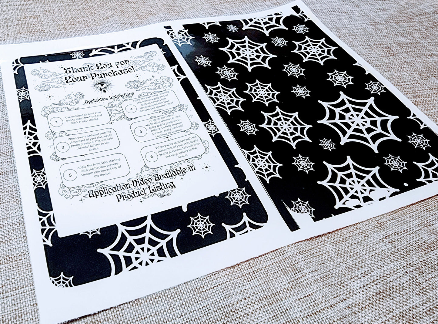 Spiderwebs Spooky Goth
