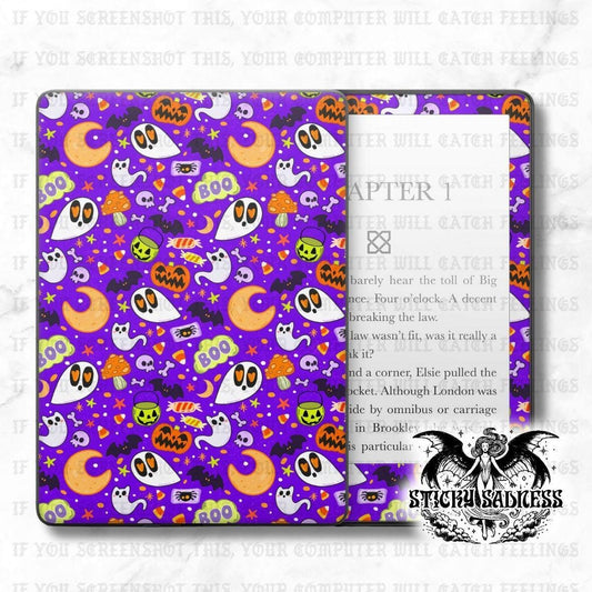 Purple Cutesy Boo Spooky Season