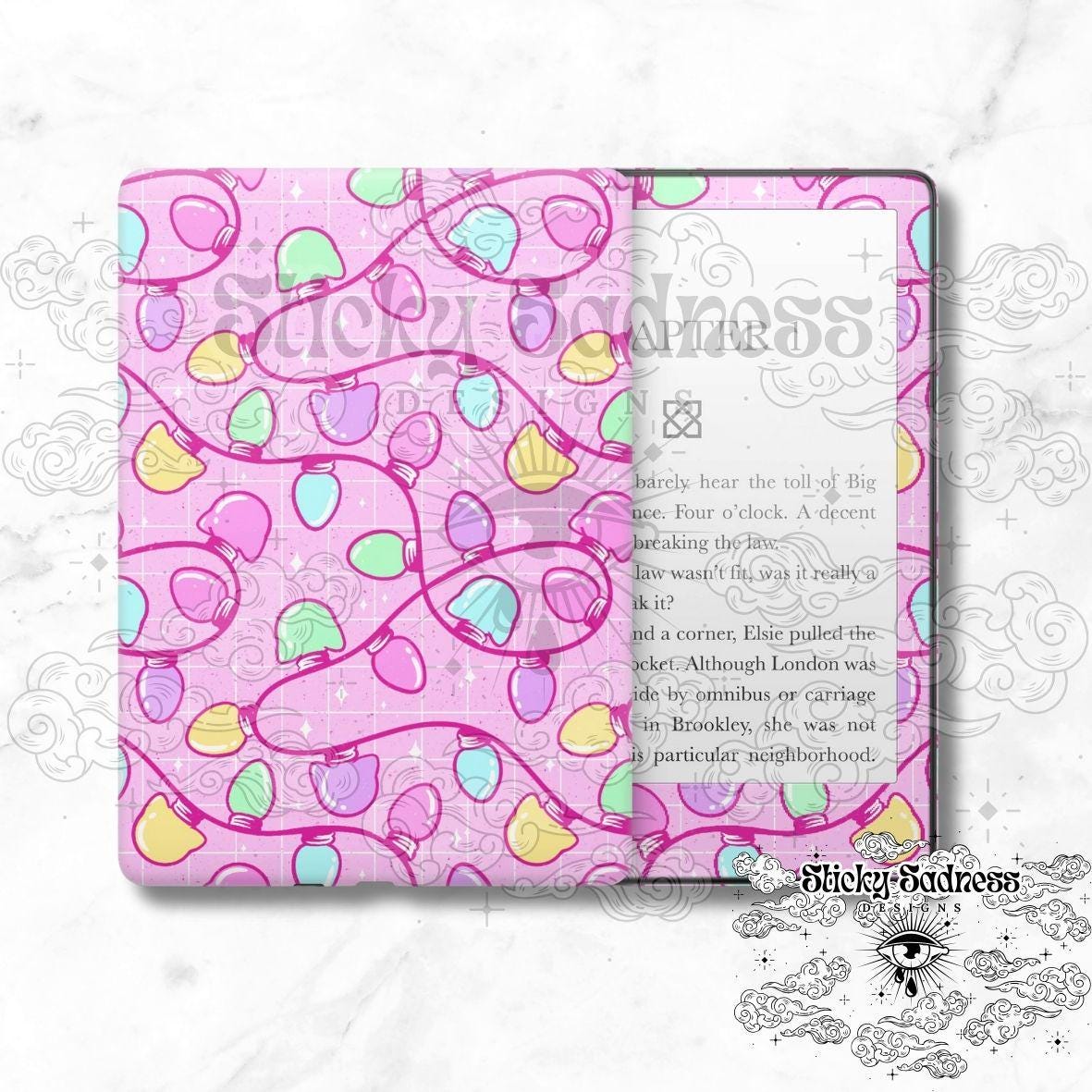 Kitty Lights Pink Christmas