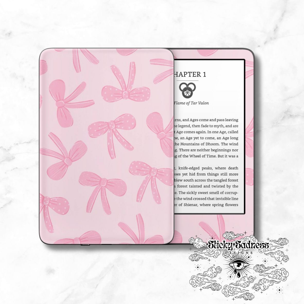 Pink Bows Coquette Pattern