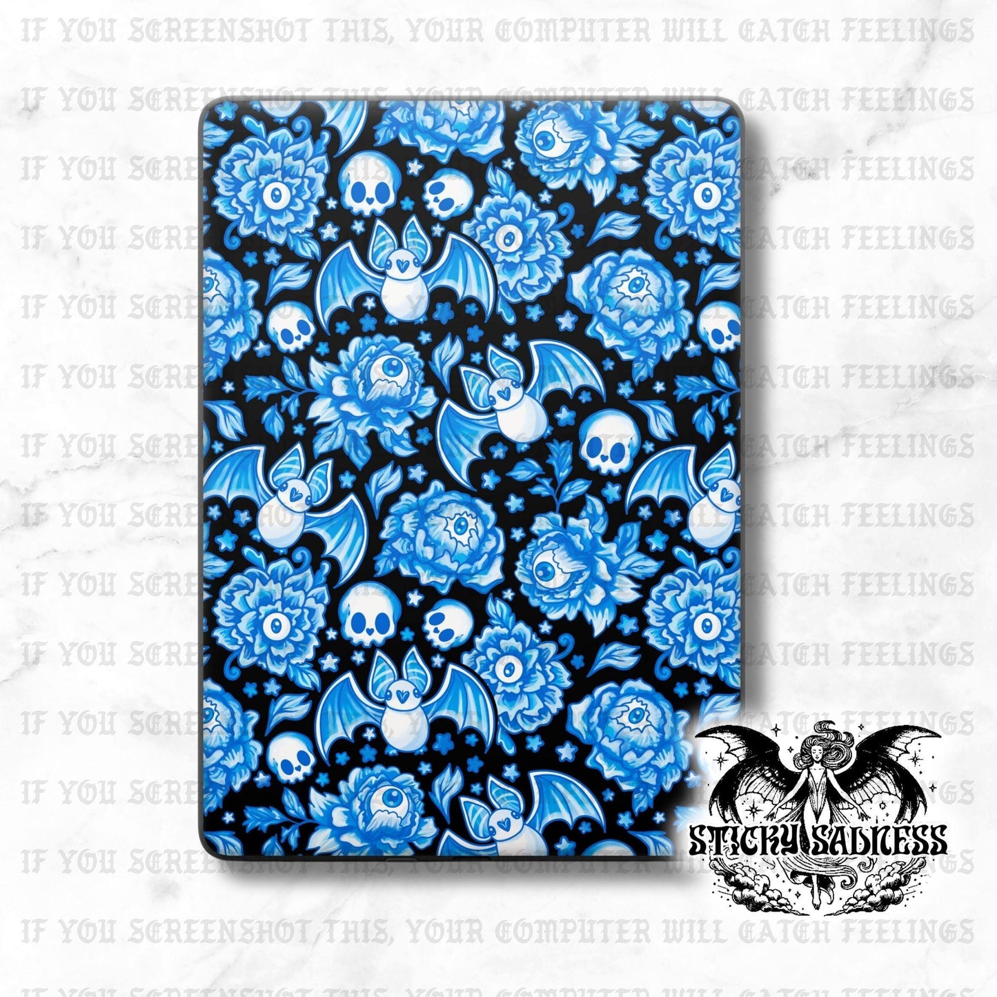 Dark Blue Spooky Porcelain Alt