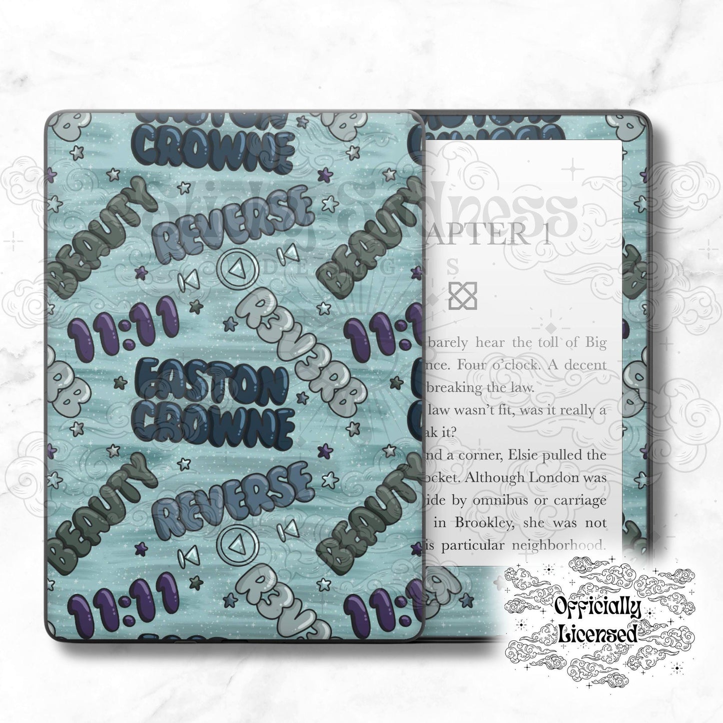 Bittersweet Symphony Officially Licensed Decal Insert Skin, Vinyl Wrap for Kindle Kobo iPad Boox Fire, Book Lover Gift, BookTok Accessories