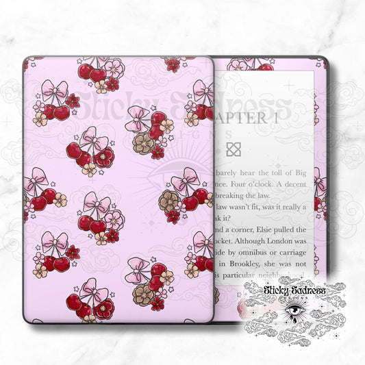 Sweet Cherry Bows Summer Cute