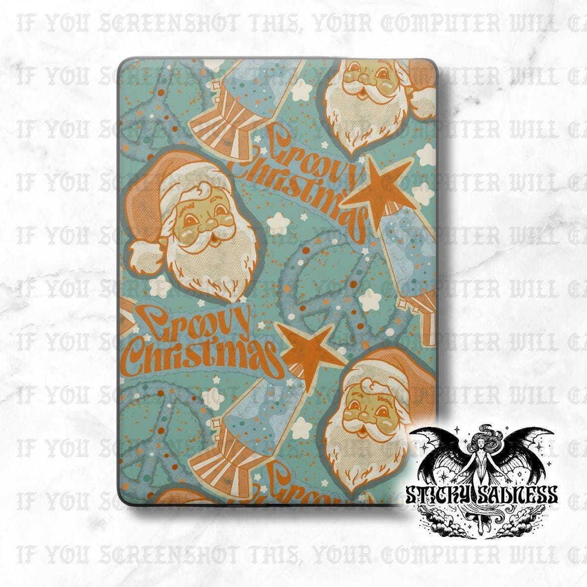 Blue Groovy Christmas