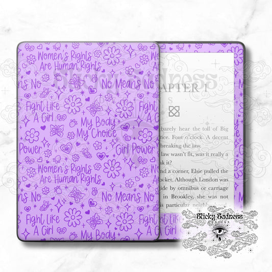 Women's Rights Lavender Doodles