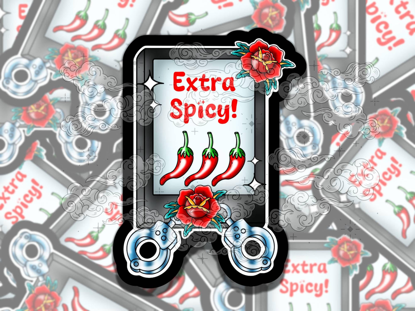 Spicy Kindle eReader Cute Sticker, Reading Vinyl Sticker, Smutty Waterproof eReader, Kindle, Cute Funny Gift for Bookworm, Bookish Gift