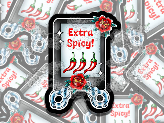 Spicy Kindle eReader Cute Sticker, Reading Vinyl Sticker, Smutty Waterproof eReader, Kindle, Cute Funny Gift for Bookworm, Bookish Gift