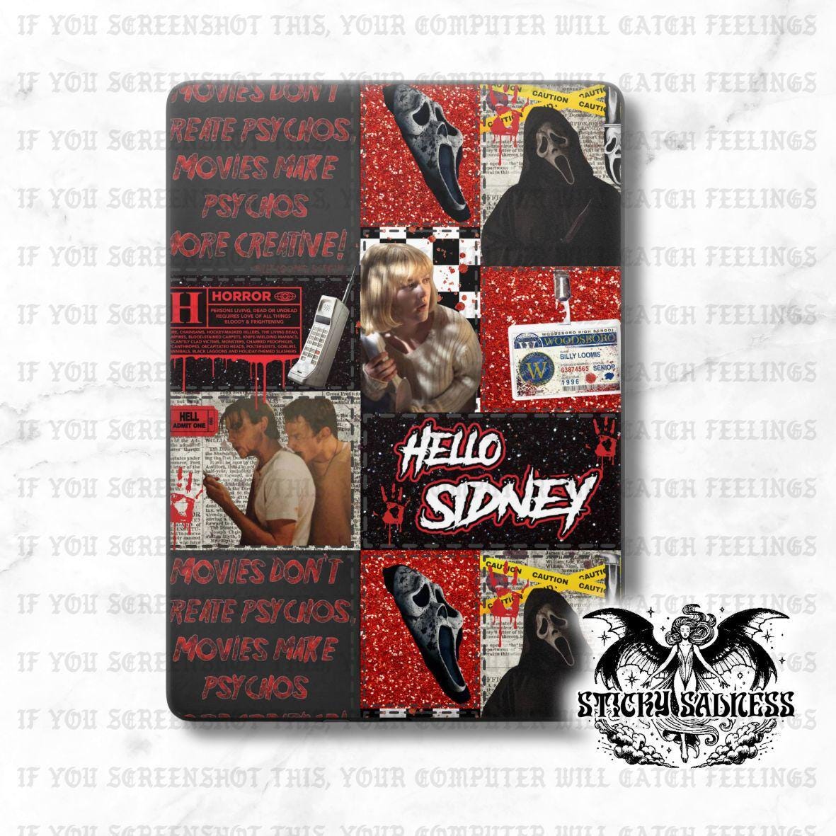 Ghosty Horror Collage Cute eReader