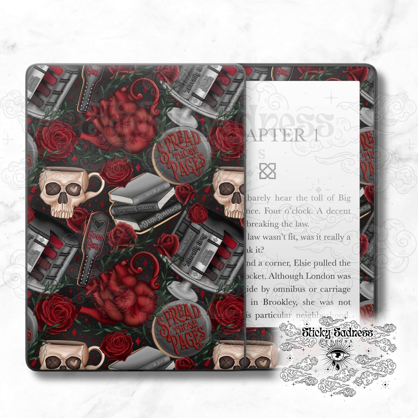 Black Dark Romance Tea Party