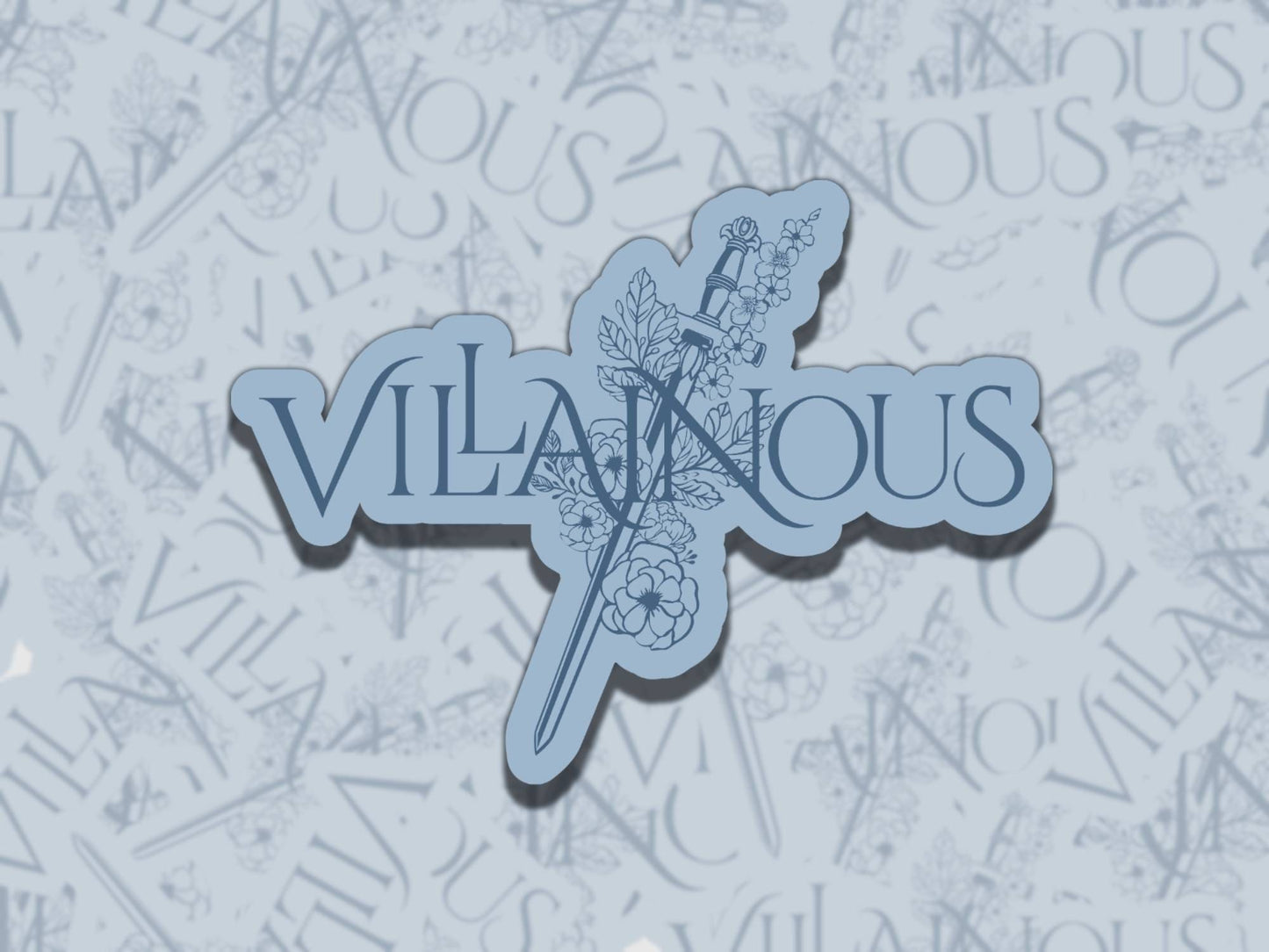 Villainous Sticker Multiple Colors, Reading Vinyl Sticker, Smutty Waterproof eReader, Kindle, Cute Funny Gift for Bookworm, Morally Grey