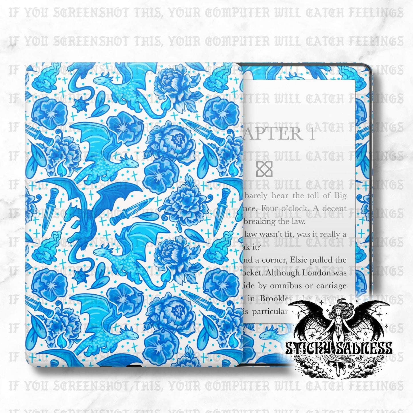 Light Blue Dragon Porcelain Alt