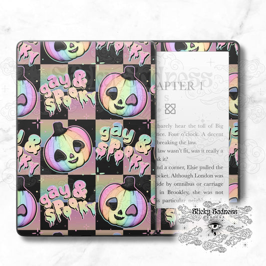 Gay & Spooky Rainbow Checker