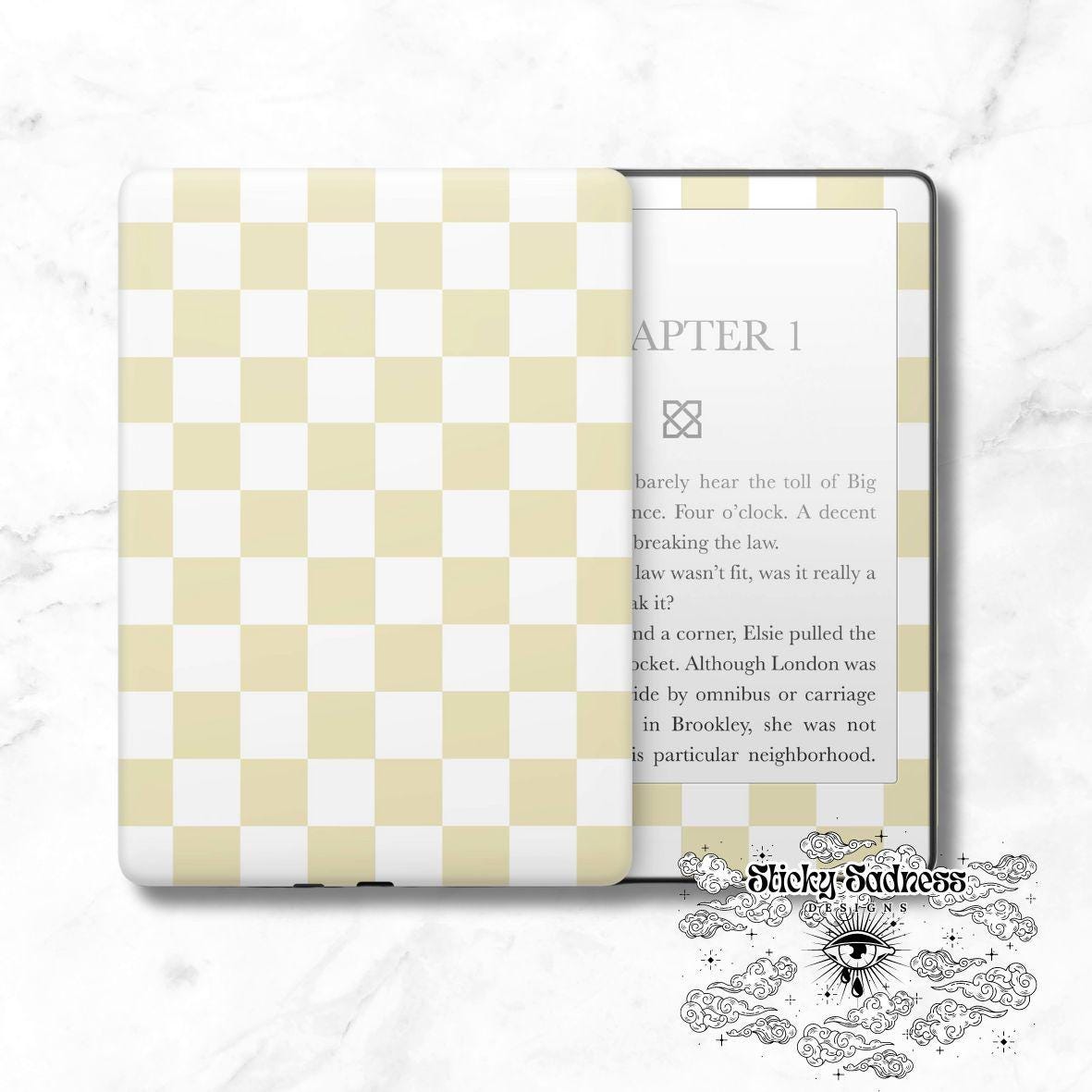 Yellow and White Checkered
