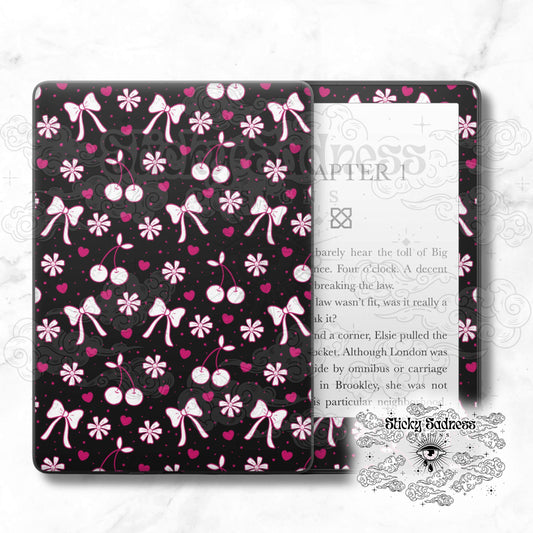 Valentine's Sweets Holiday Insert Skin, Cute Vinyl Wrap for Kindle Kobo iPad Boox Fire, Gift for Valentine Book Lover, BookTok Accessories