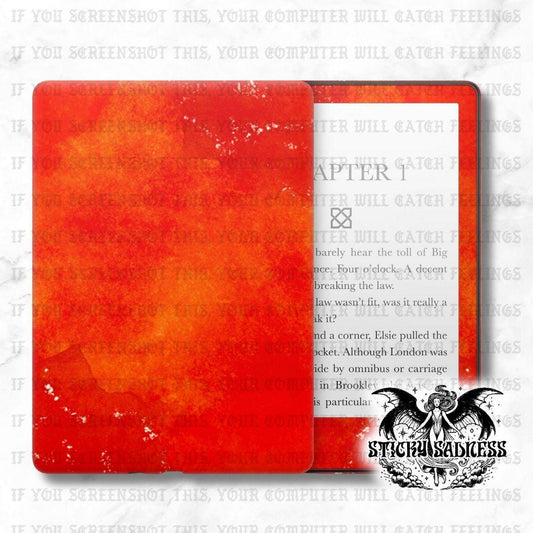 a red book cover with a black and white dragon illustration.
