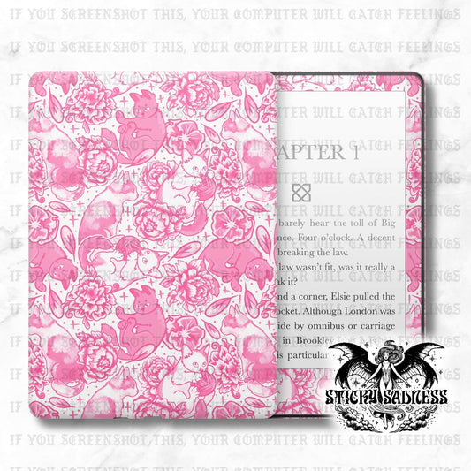Light Pink Cats Porcelain Alt