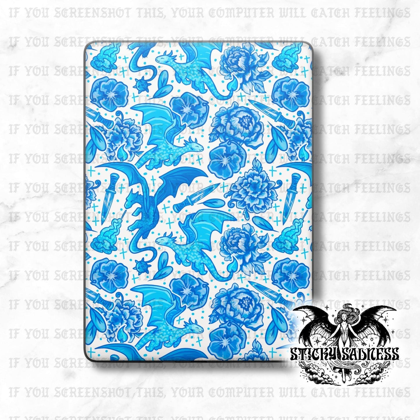 Light Blue Dragon Porcelain Alt
