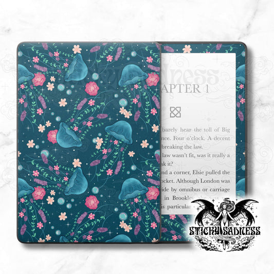 Teal Floral Jellies Nautical