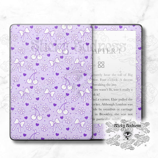 Valentine's Sweets Holiday Insert Skin, Cute Vinyl Wrap for Kindle Kobo iPad Boox Fire, Gift for Valentine Book Lover, BookTok Accessories