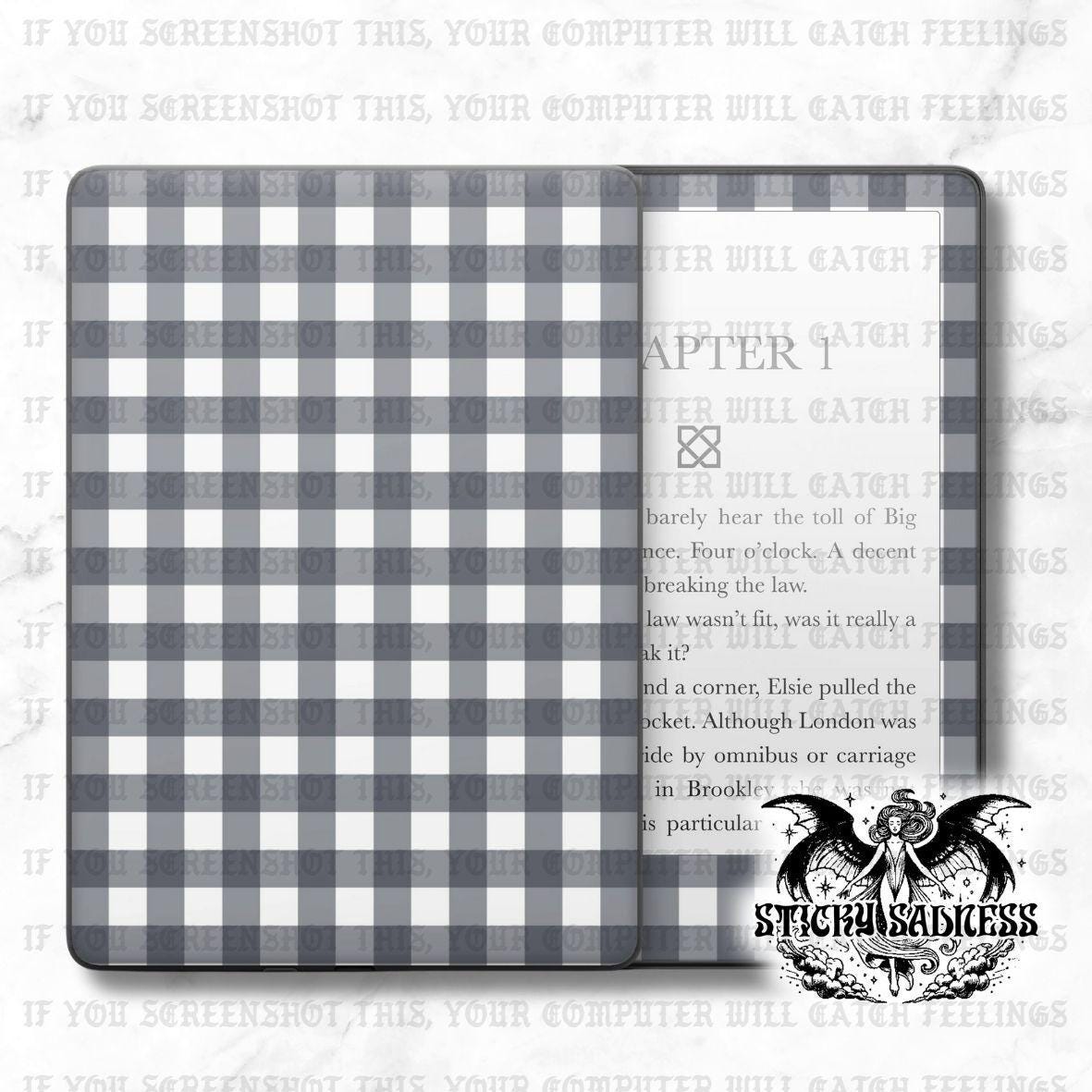 Dark Gingham Checker
