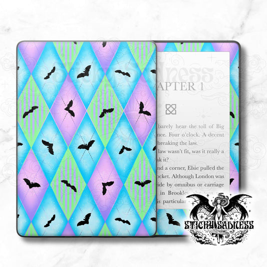 Pastel Bat Argyle Whimsigoth