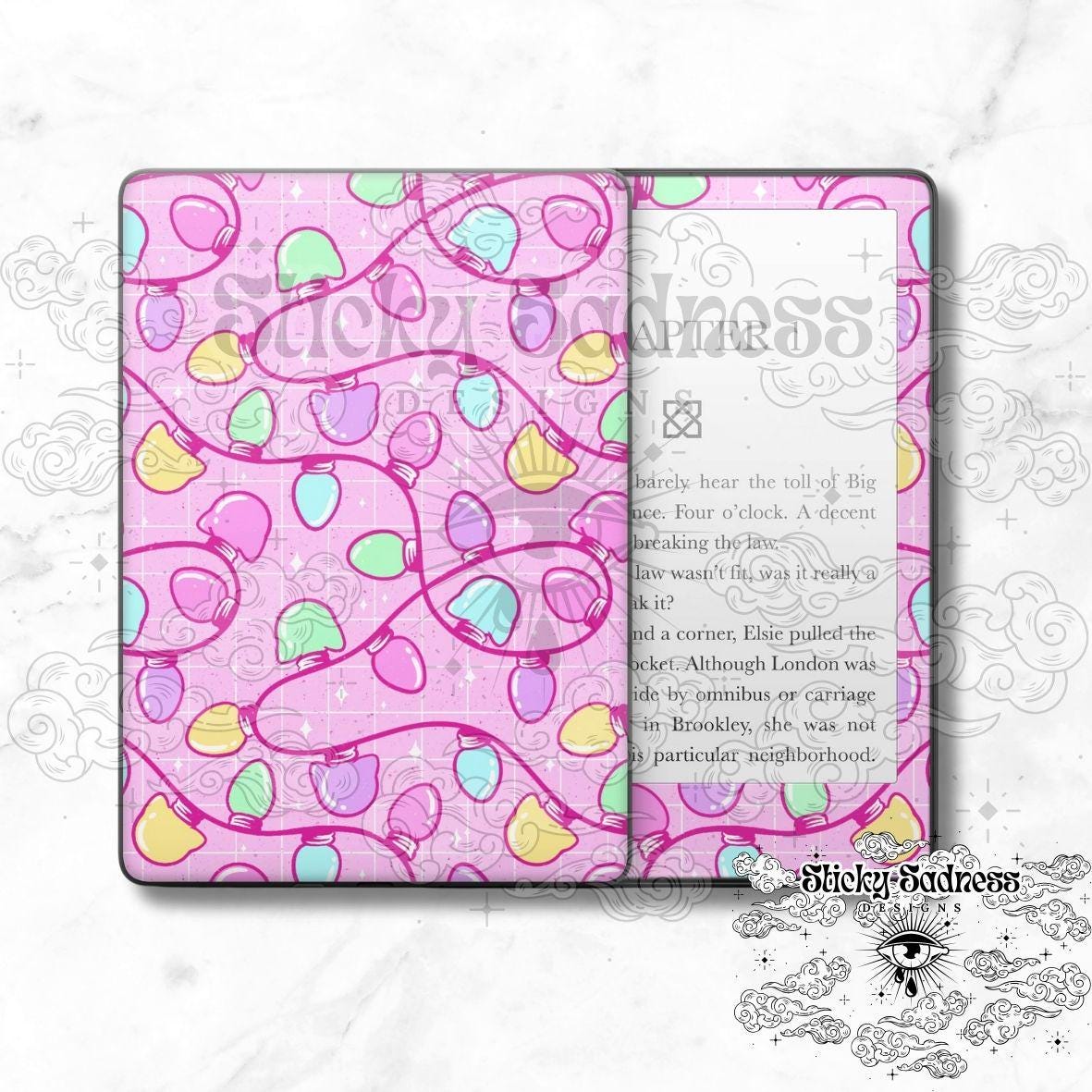 Kitty Lights Pink Christmas