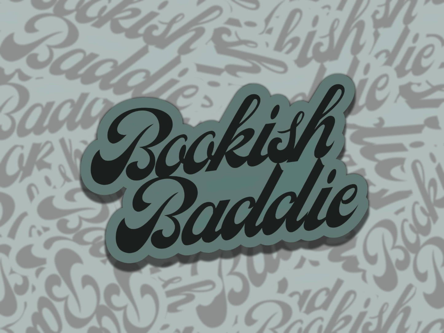 Bookish Baddie Sticker Set Multiple Colors, Reading Vinyl Sticker, Waterproof eReader, Kindle, Cute Funny Gift for Bookworm, Bookish Gift