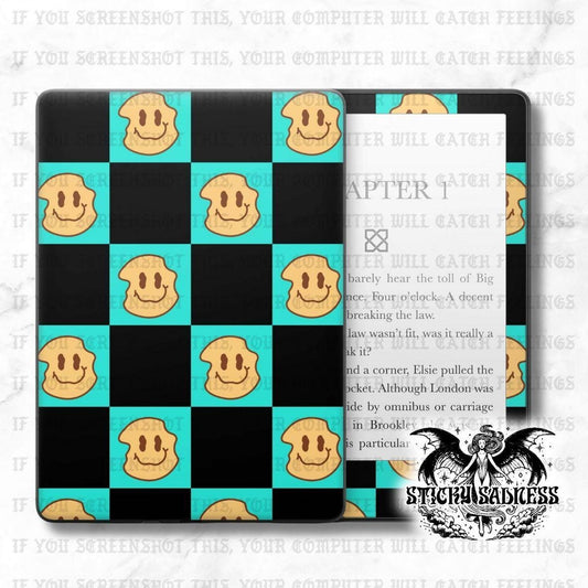 Green Smile Checkered
