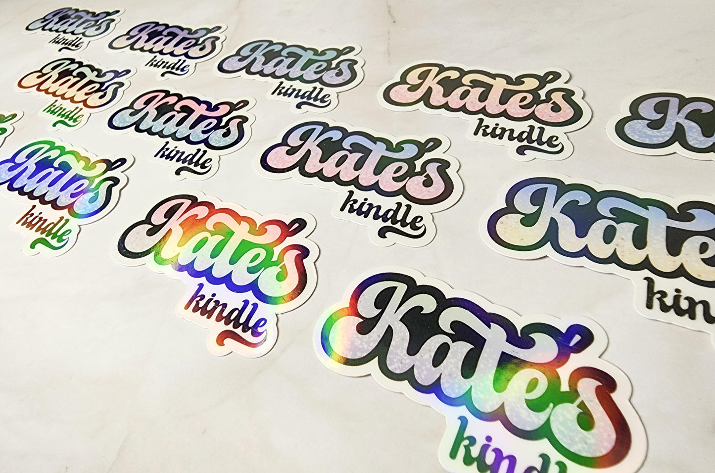 Custom Glitter Kindle Name Sticker, Reading Vinyl Sticker, BookTok Waterproof eReader, Kindle, Cute Funny Gift for Bookworm, Bookish Gift