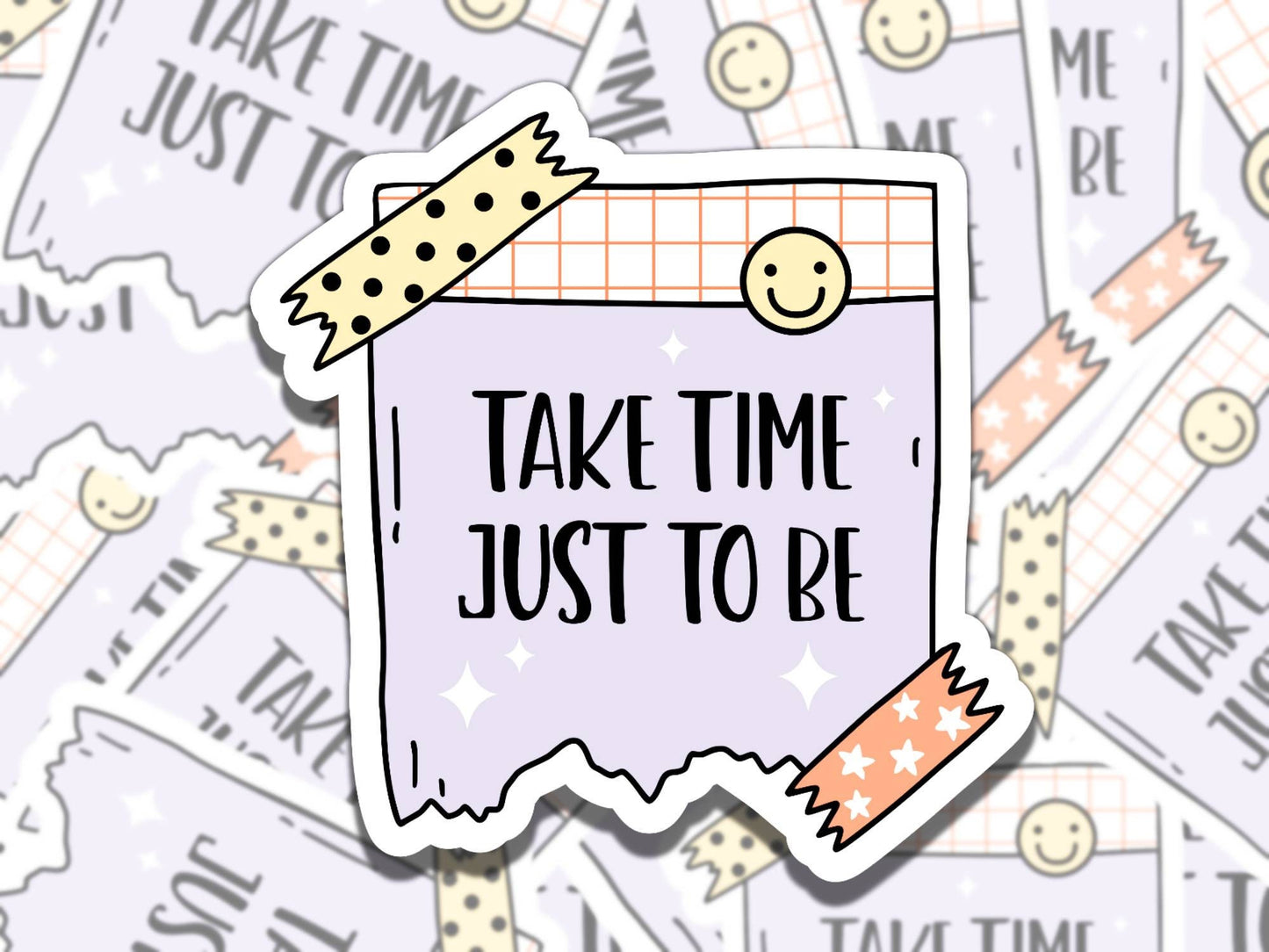 Cute Note to Self Mental Health Affirmation Sticker Set, Gift for Friend, Waterproof Sticker for Kindle Laptop Water Bottle