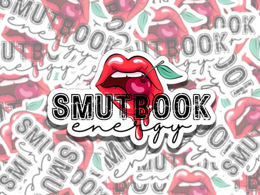 Smutbook Energy Sticker, Smutty Girly Reading Vinyl Sticker, BookTok Waterproof eReader, Kindle, Cute Funny Gift for Bookworm, Bookish Gift