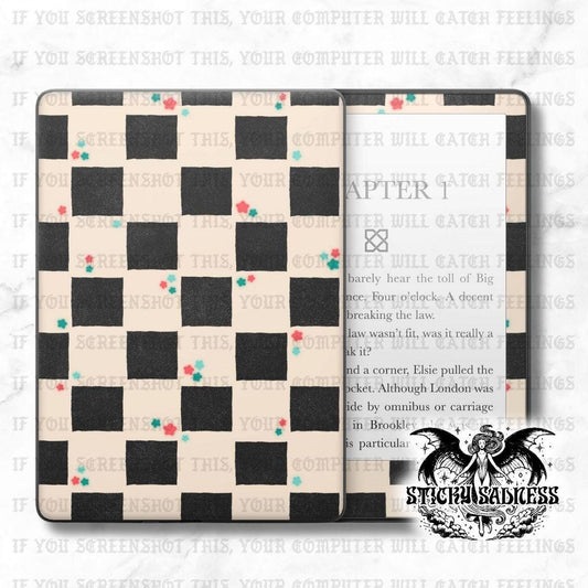 Beige Dot Checkered