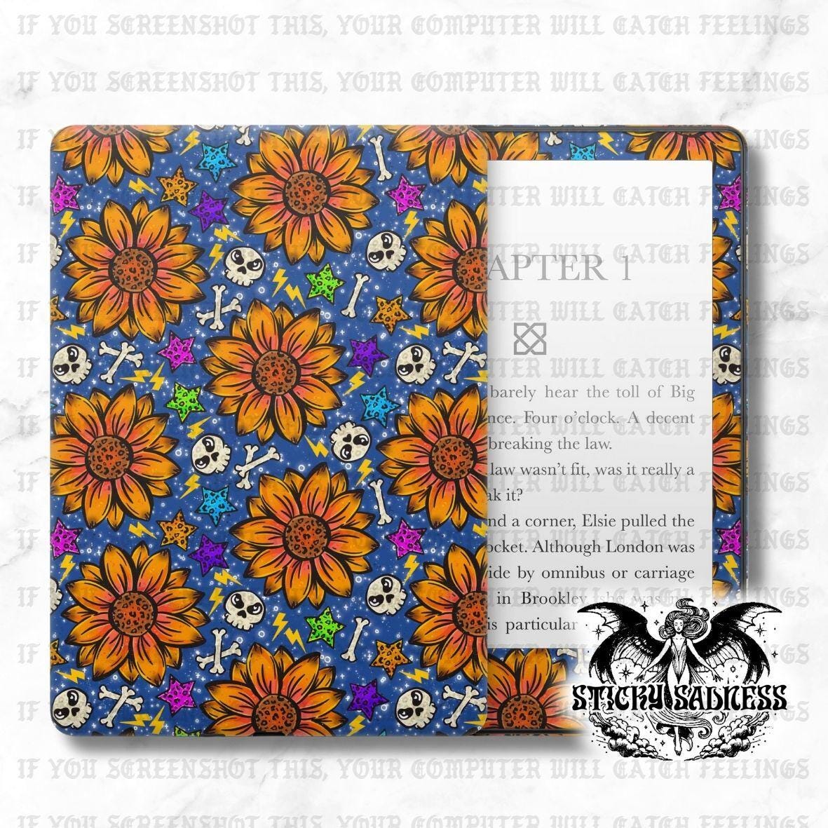 Punk Sunflowers Cute eReader